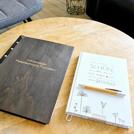 Appartement Fuchsbau Mit Kamin & Terrasse & Garten Winterberg